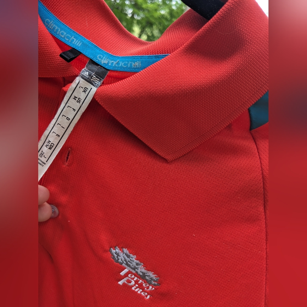 Adidas Climachill Golf Polo (Mens medium) - Torrey Pines